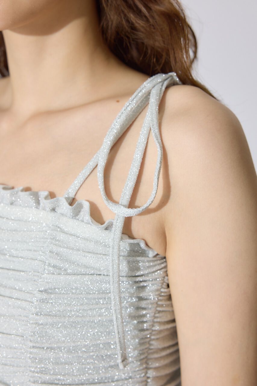 rienda「2WAYギャザーキャミトップス」|キャミソール|