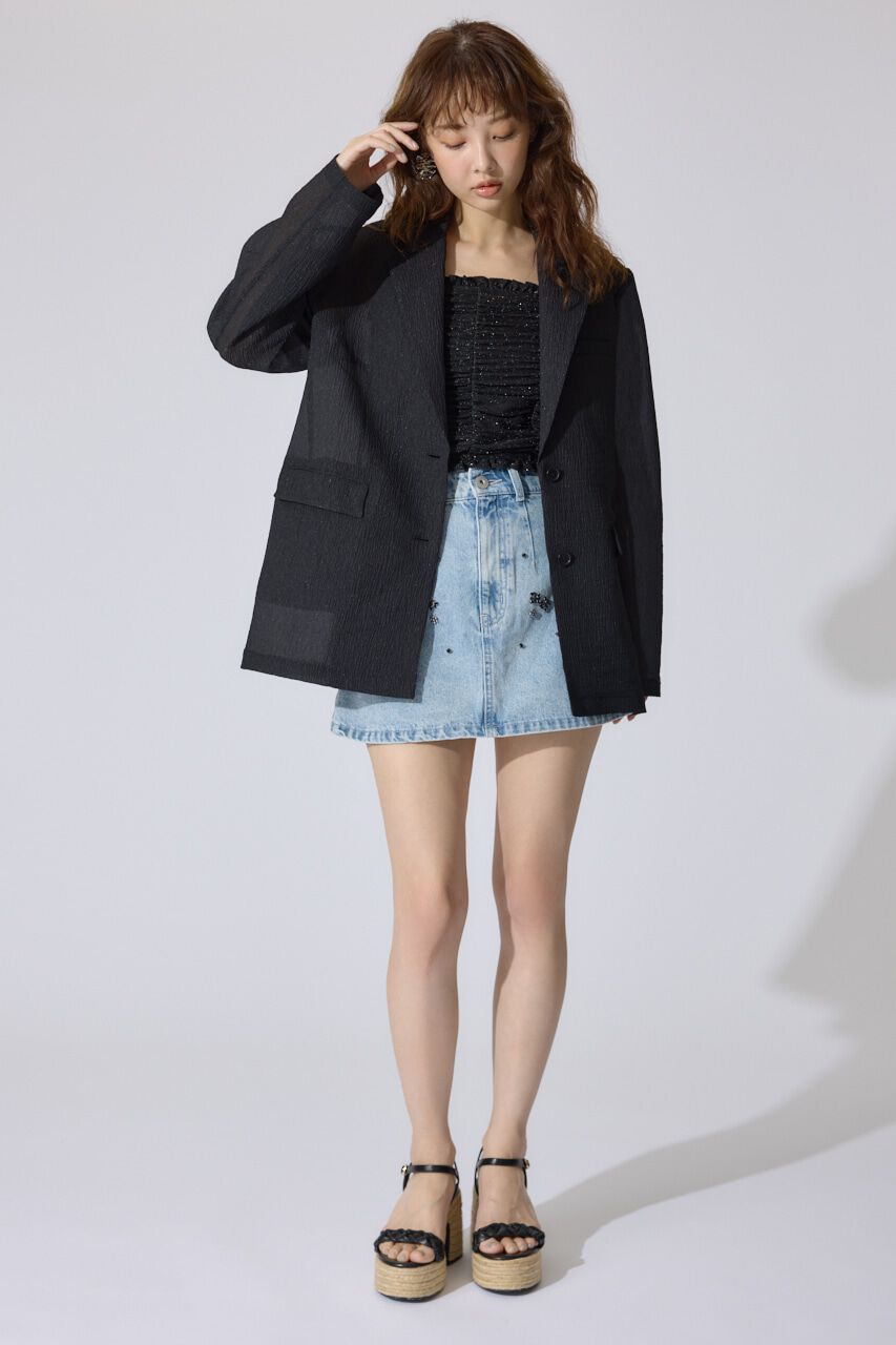 rienda「2WAYギャザーキャミトップス」|キャミソール|