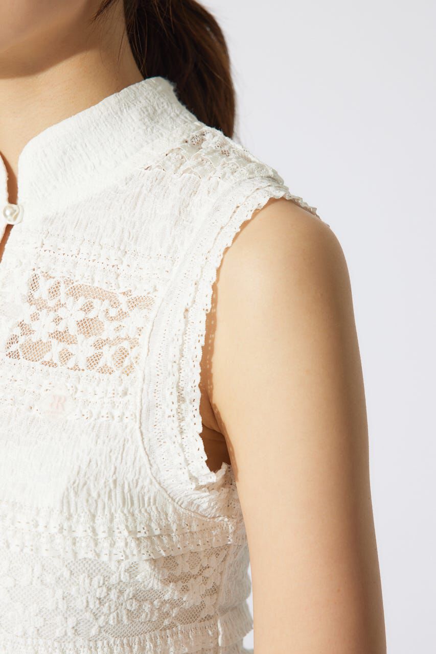 rienda「カットレーストップス」|Tシャツ・カットソー|