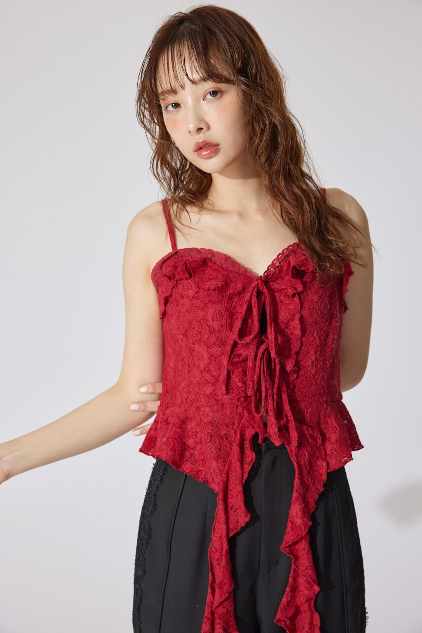 rienda「シンメトリーキャミトップス」|キャミソール|