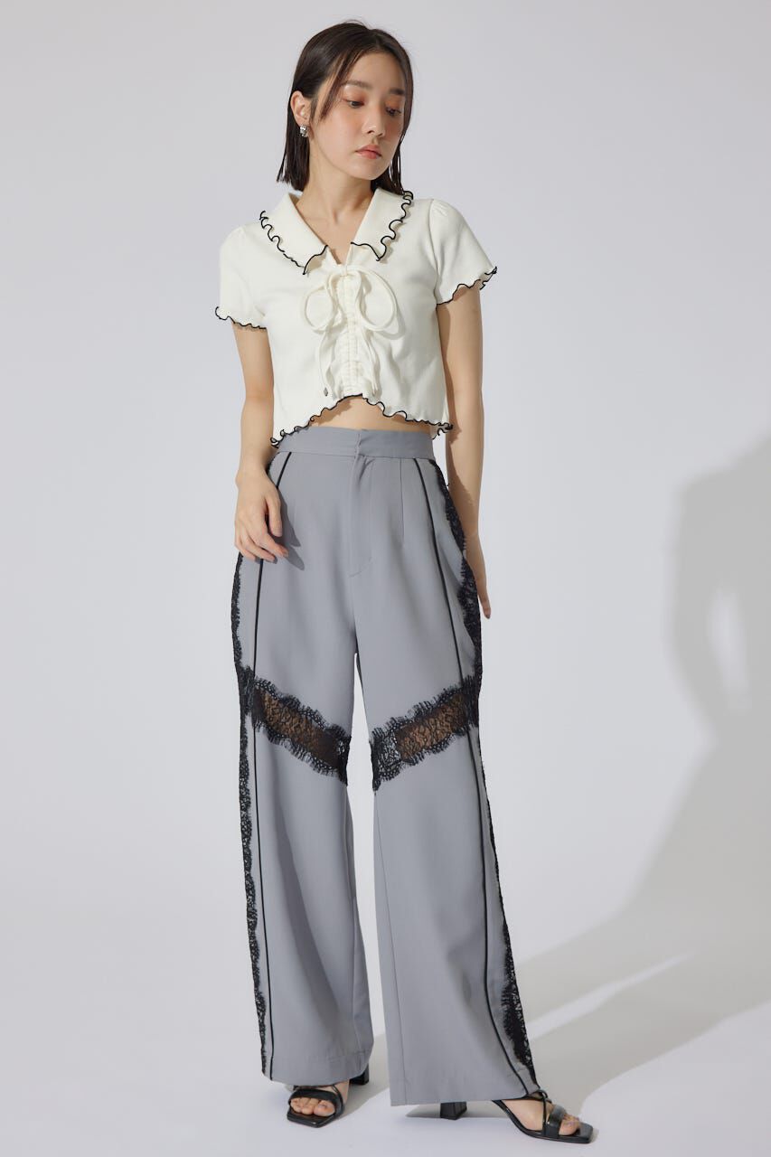 rienda「ドロストカットトップス」|Tシャツ・カットソー|