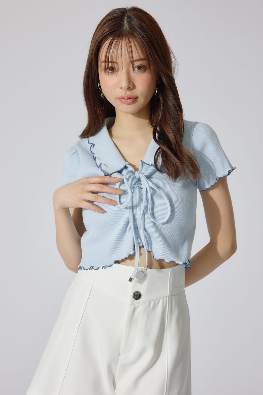 rienda「ドロストカットトップス」|Tシャツ・カットソー|