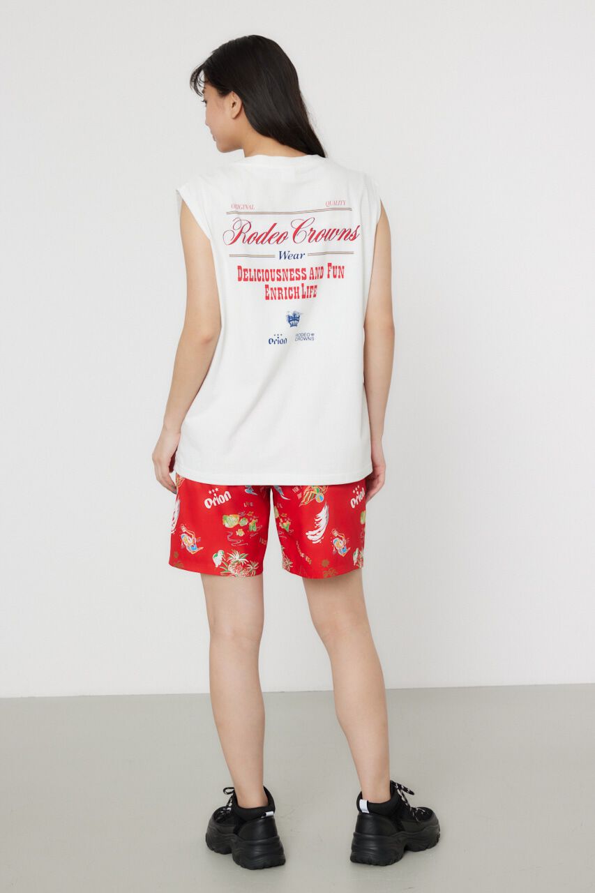 RODEO CROWNS「Orion Beer x RCSノースリーブトップス」|タンクトップ|