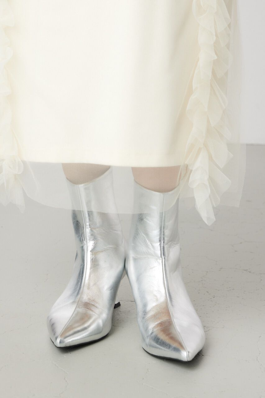 RODEO CROWNS「メタリックポインテッドショートブーツ」|その他|