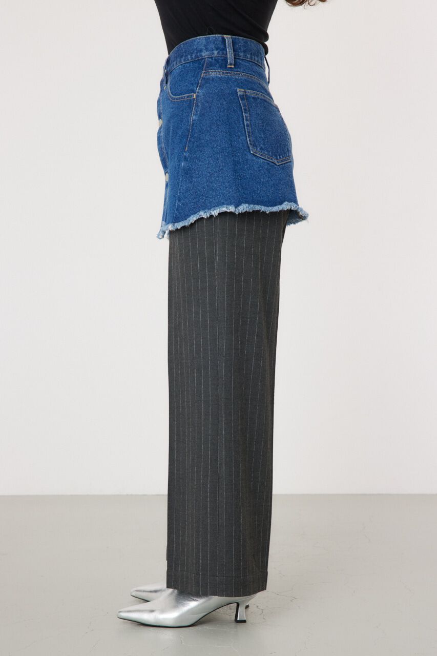 RODEO CROWNS「デニムスカート レイヤード スラックス」|その他|