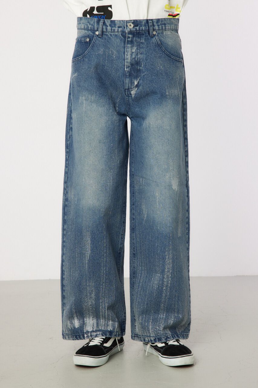 RODEO CROWNS「foiled デニムパンツ」|デニム|