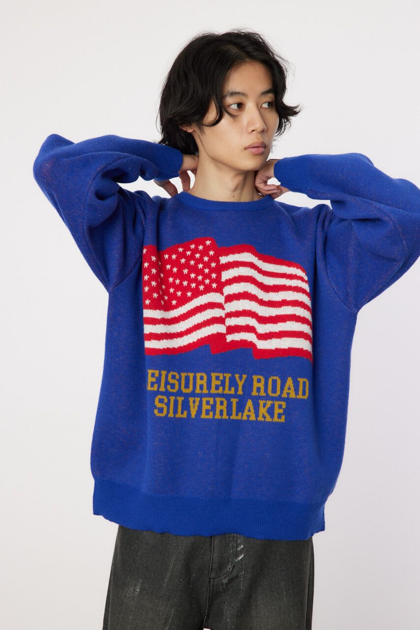 RODEO CROWNS「US flag ニット」|ニット・セーター|