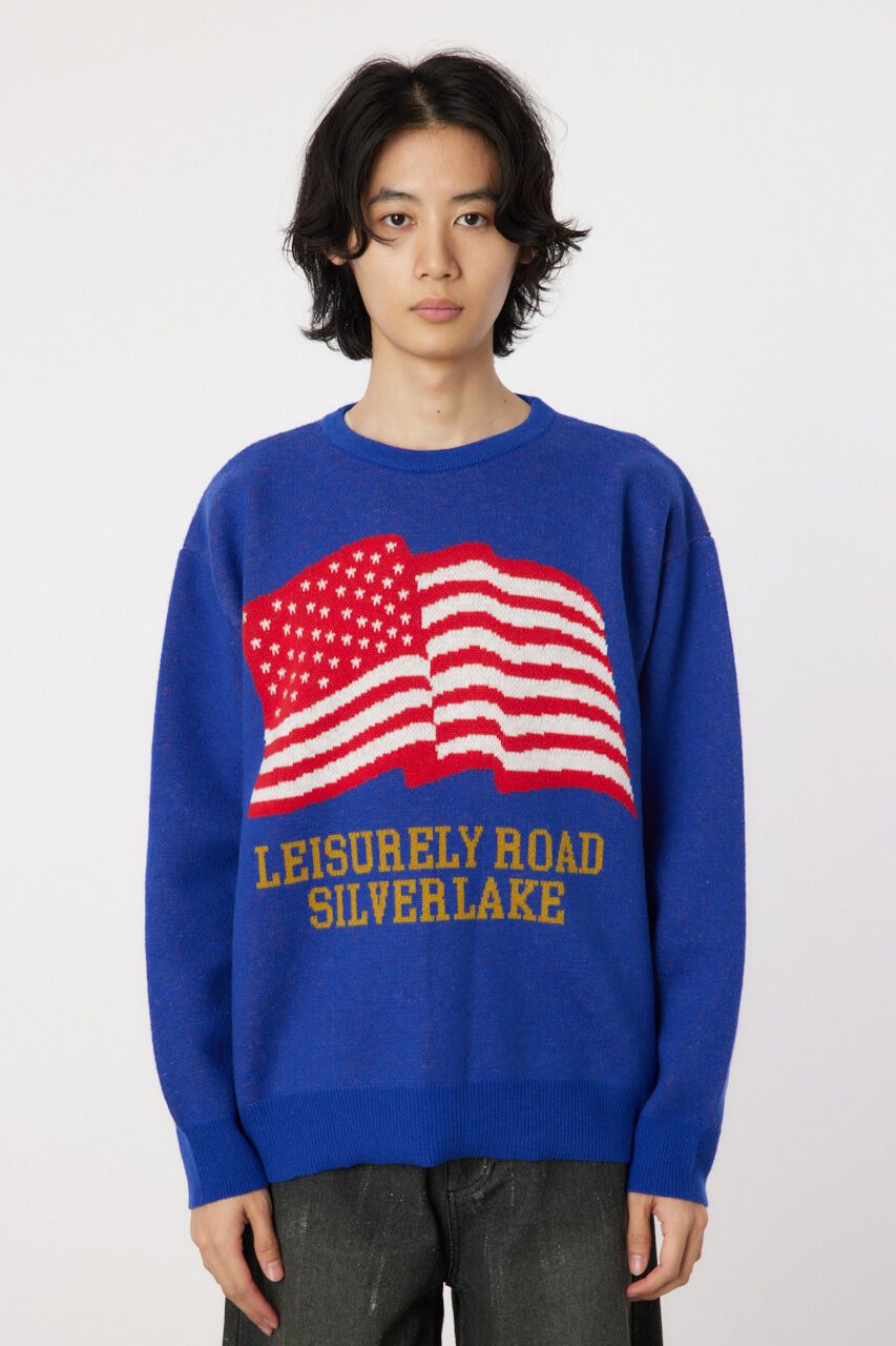 RODEO CROWNS「US flag ニット」|ニット・セーター|