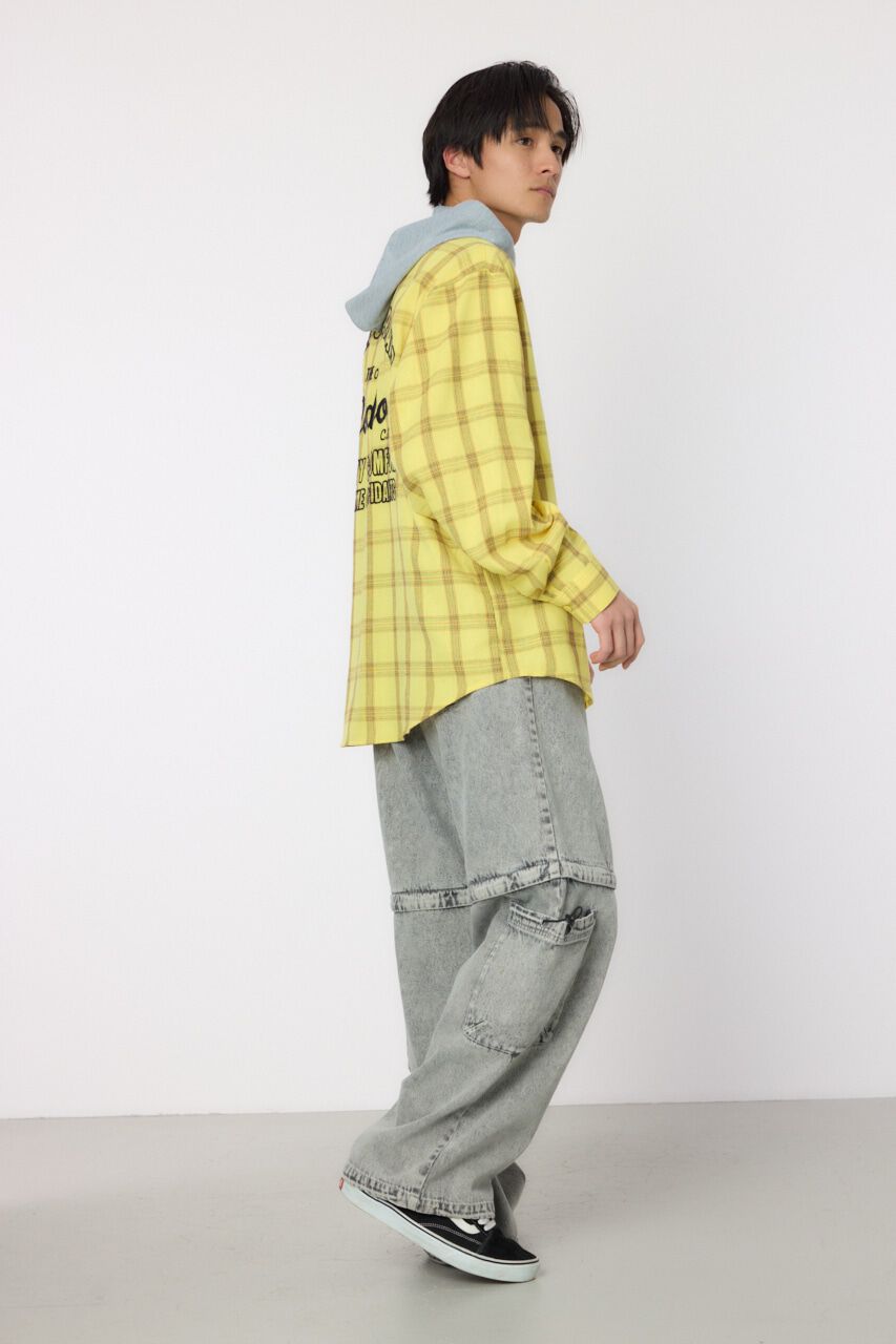 RODEO CROWNS「フーデッドチェックシャツ」|シャツ・ブラウス|