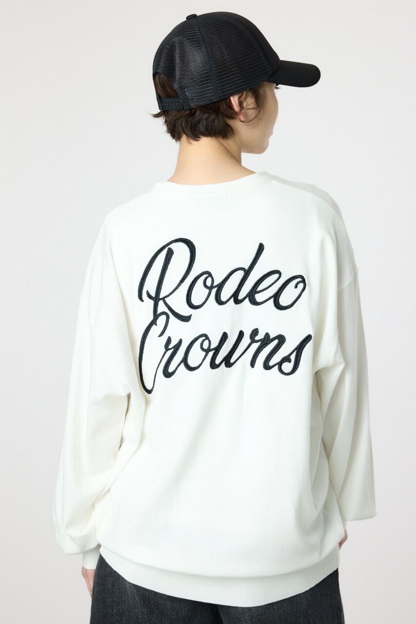 RODEO CROWNS「スクリプト LOGO ニットカーディガン」|カーディガン|