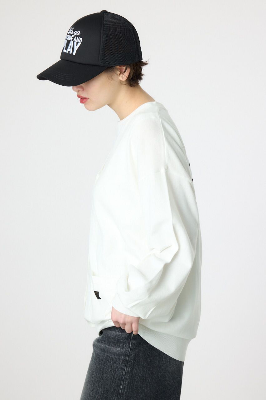 RODEO CROWNS「スクリプト LOGO ニットカーディガン」|カーディガン|