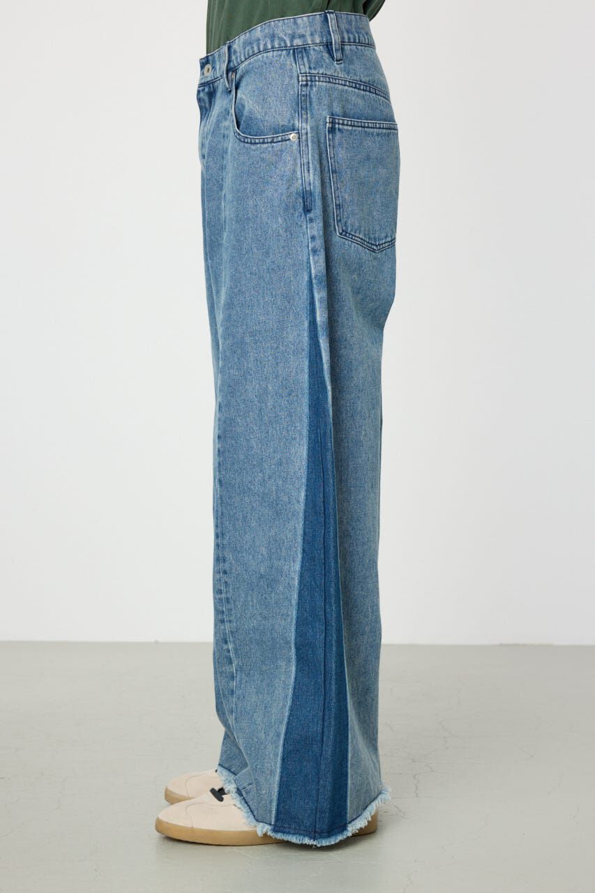 RODEO CROWNS「シームラインワイドデニムパンツ」|デニム|