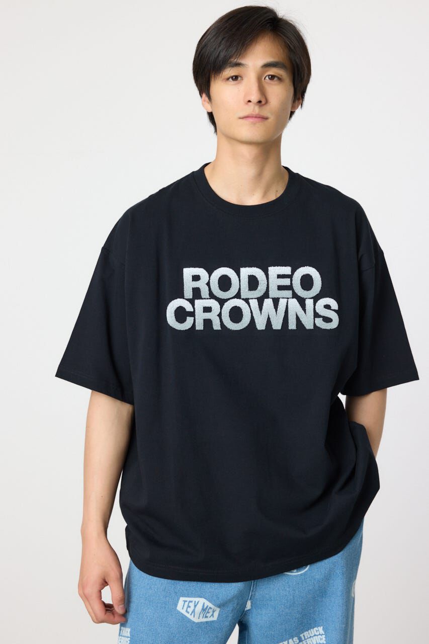 RODEO CROWNS「ブラシロゴTシャツ」|Tシャツ・カットソー|BLK