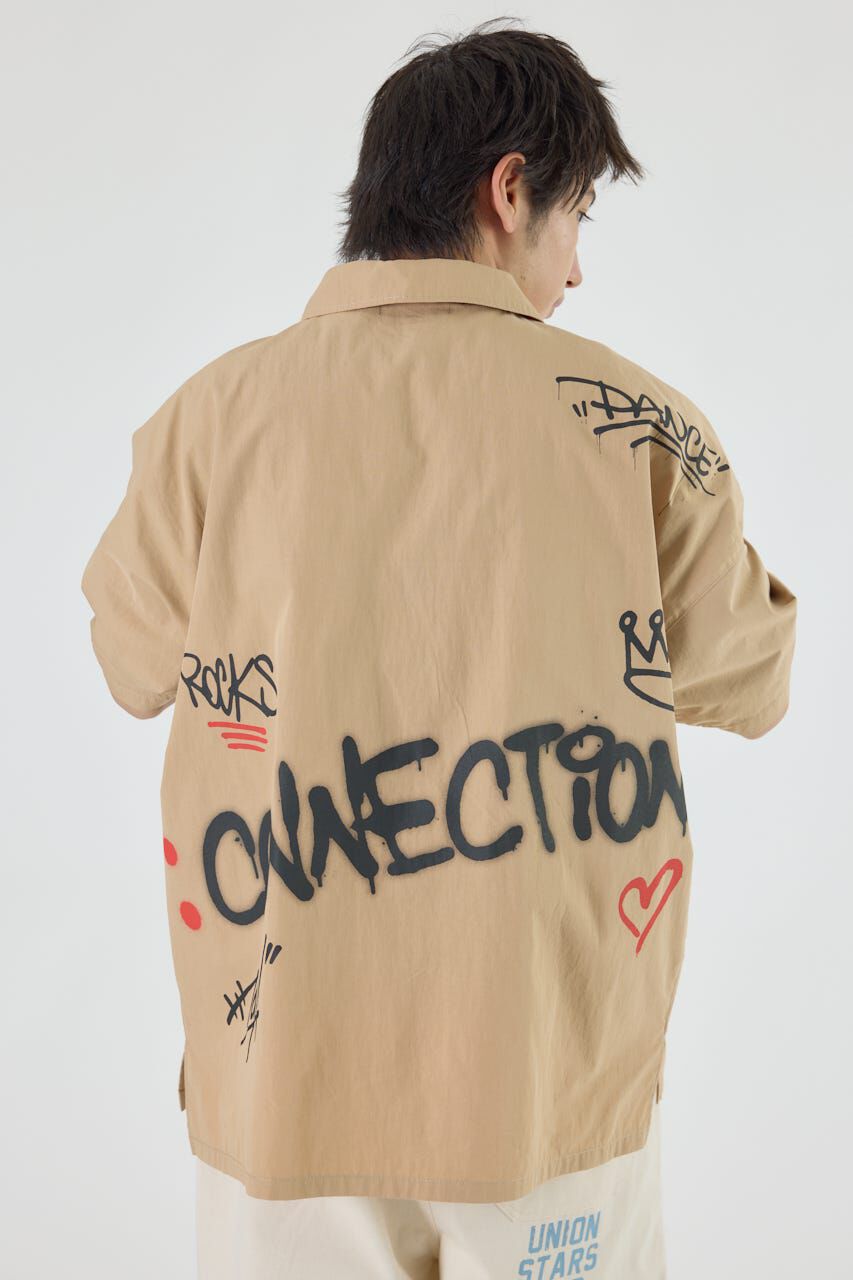 RODEO CROWNS「グラフィティーZIPシャツ」|シャツ・ブラウス|