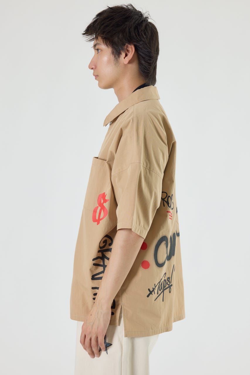 RODEO CROWNS「グラフィティーZIPシャツ」|シャツ・ブラウス|