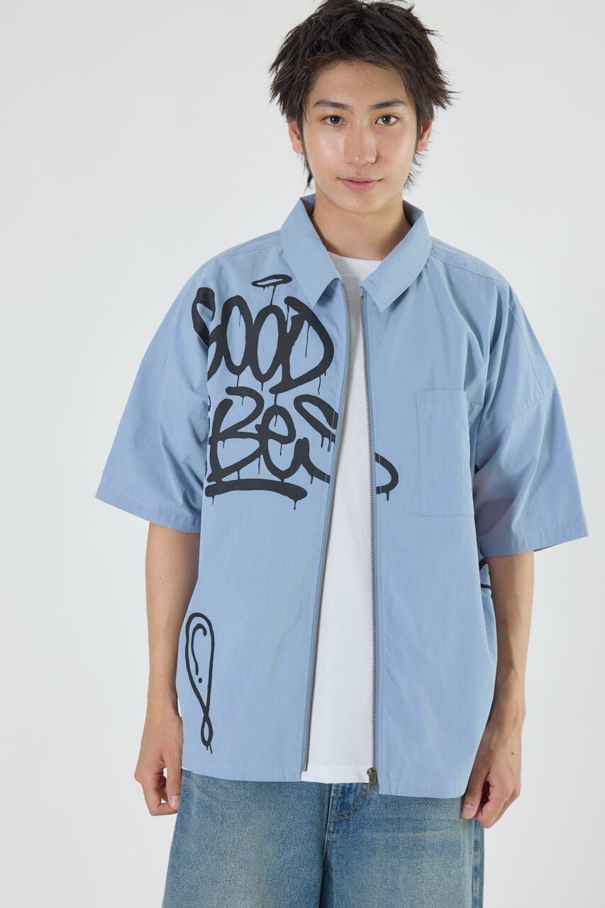 RODEO CROWNS「グラフィティーZIPシャツ」|シャツ・ブラウス|