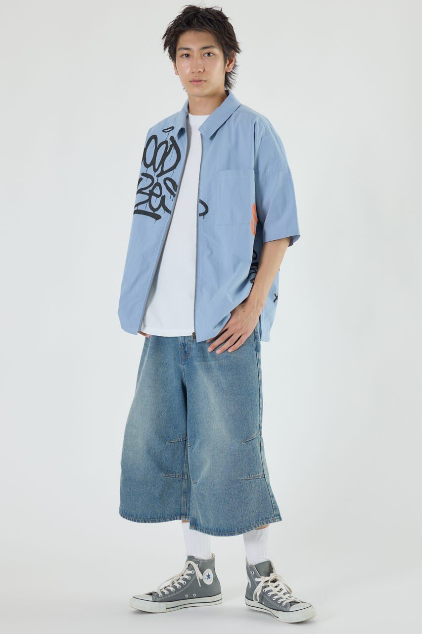 RODEO CROWNS「グラフィティーZIPシャツ」|シャツ・ブラウス|