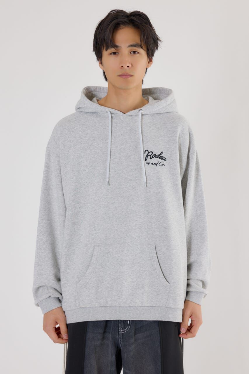 RODEO CROWNS「メンズロゴデニムパッチフーディー」|パーカー|