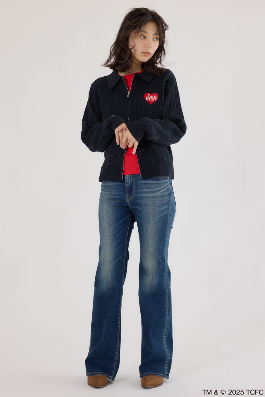 RODEO CROWNS「(Care Bears) モチーフジップカーディガン」|カーディガン|