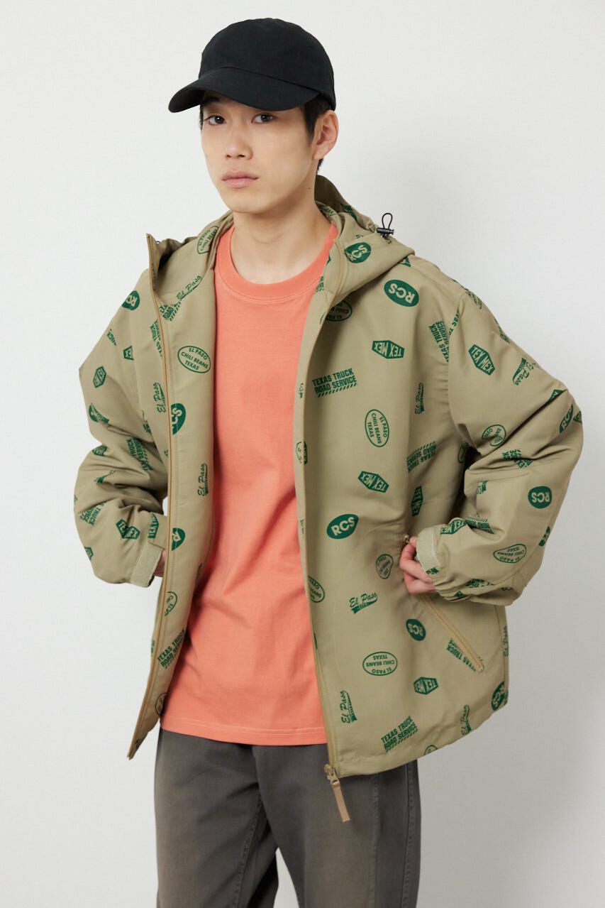 RODEO CROWNS「スタンプマウンテンパーカー」|その他|BEG