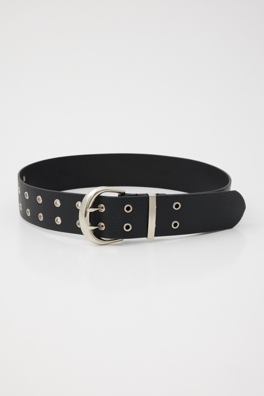 SLY「W HOLE ベルト」|ベルト|BLK