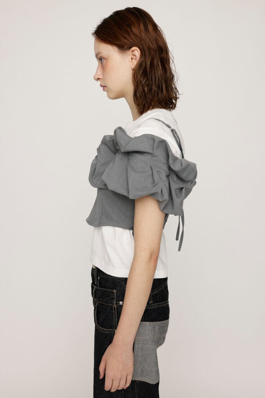 SLY「BALLON SLEEVE CAMI BUSTIER」|キャミソール|