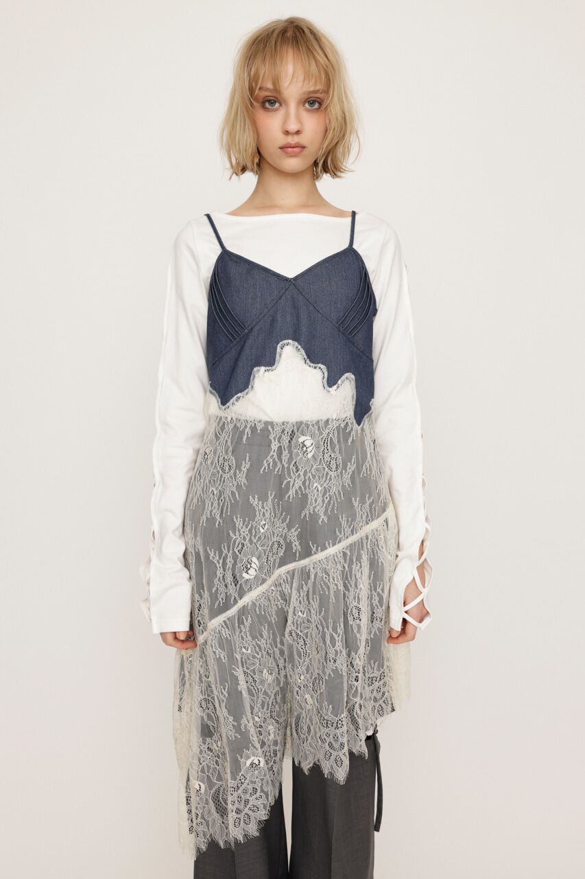 SLY「LACE DOCKED SLIP ドレス」|キャミソール|