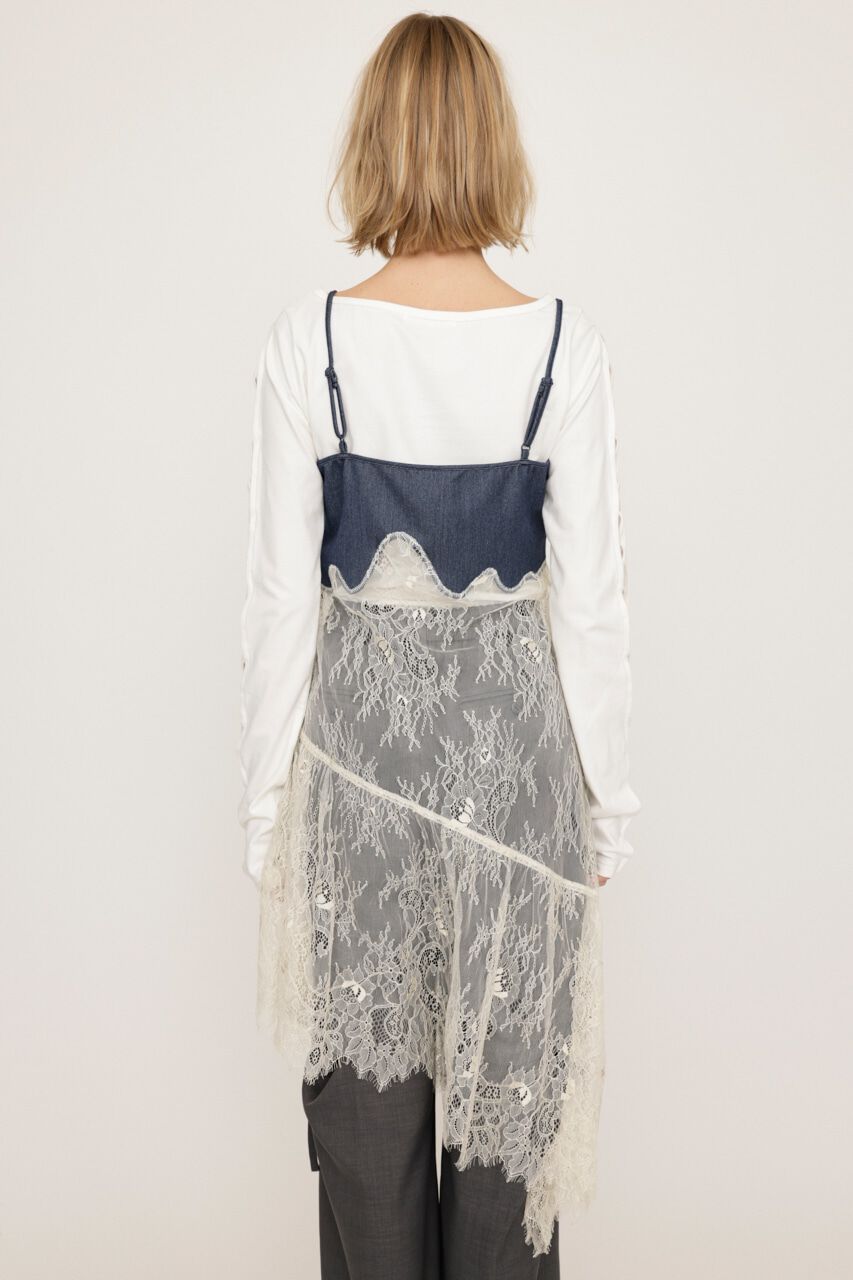 SLY「LACE DOCKED SLIP ドレス」|キャミソール|