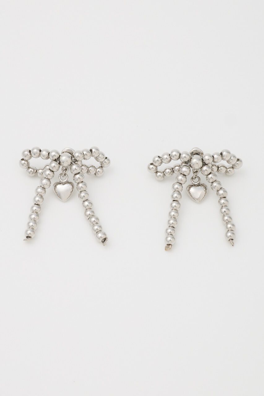 SLY「RIBBON CHARM ピアス」|ピアス|SLV