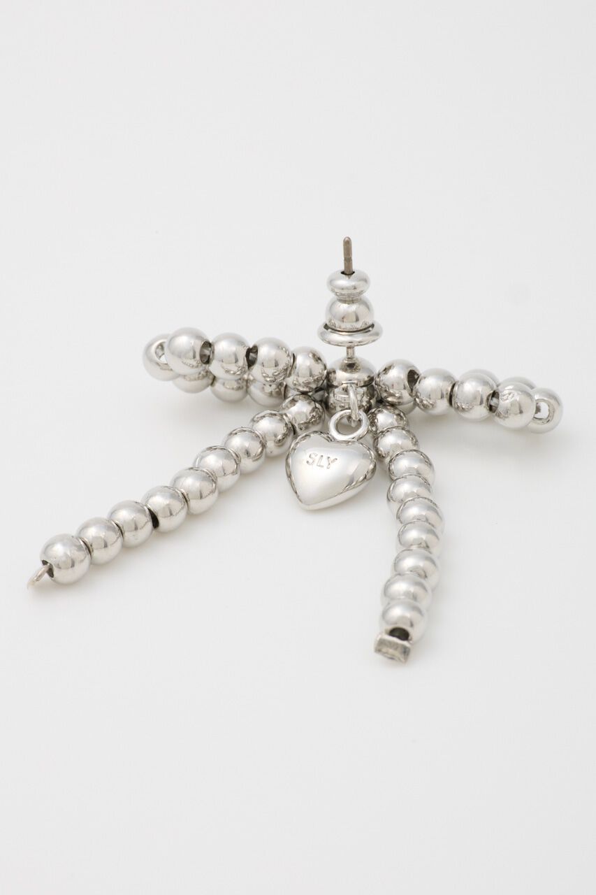 SLY「RIBBON CHARM ピアス」|ピアス|