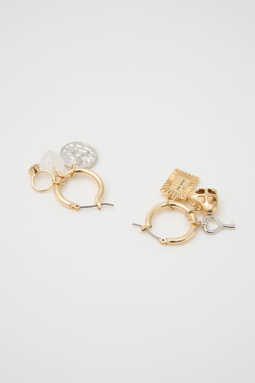 SLY「HOOP CHARM ピアス」|ピアス|