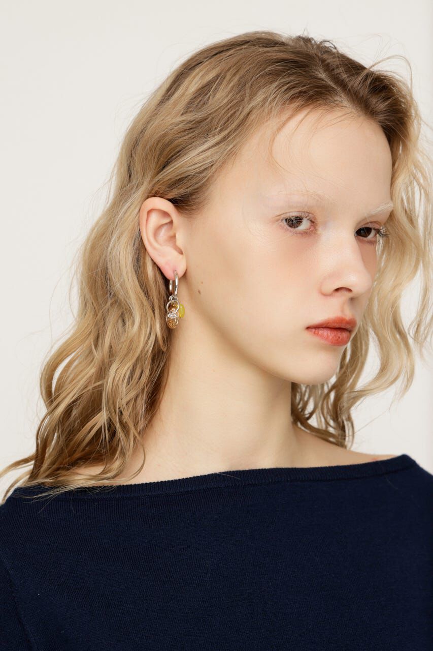 SLY「HOOP CHARM ピアス」|ピアス|