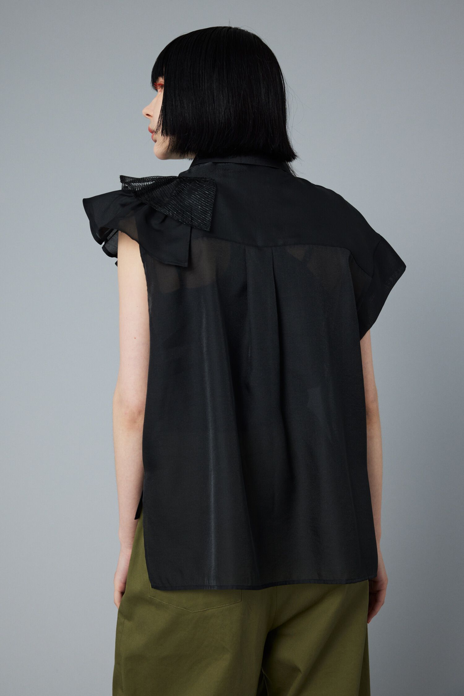 HeRIN.CYE「Many frill sleeve shirt」|シャツ・ブラウス|