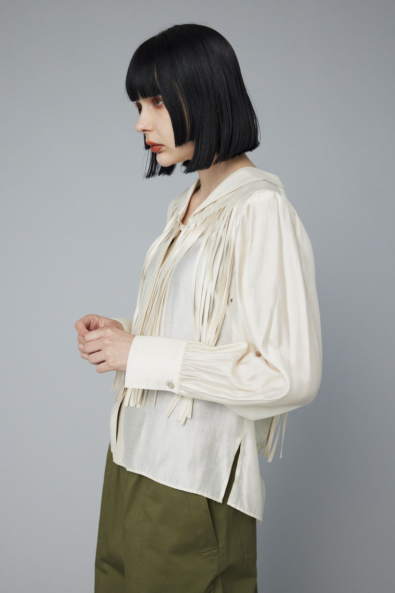 HeRIN.CYE「Fringe tops」|シャツ・ブラウス|