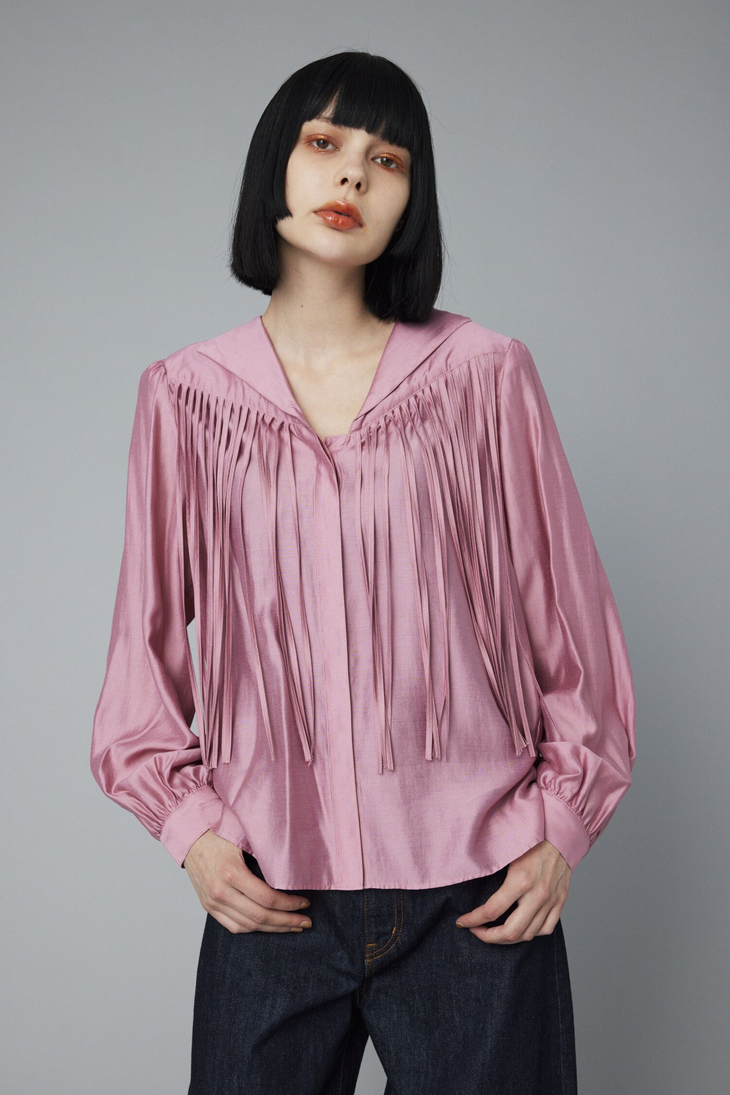 HeRIN.CYE「Fringe tops」|シャツ・ブラウス|PNK