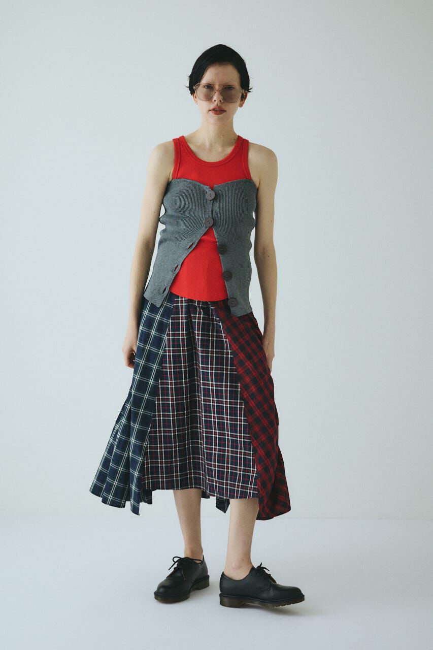 HeRIN.CYE「Asymmetry hem skirt」|スカート|