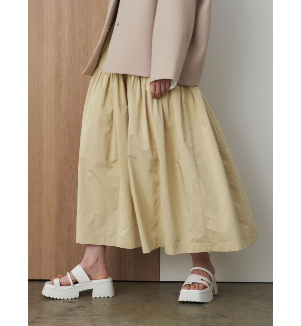 ELENDEEK「PANEL VOLUME GATHER SK」|スカート|