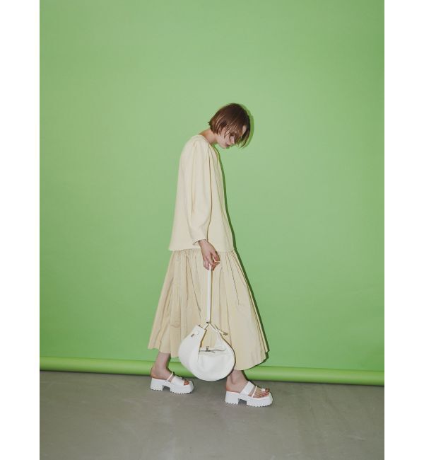 ELENDEEK「PANEL VOLUME GATHER SK」|スカート|