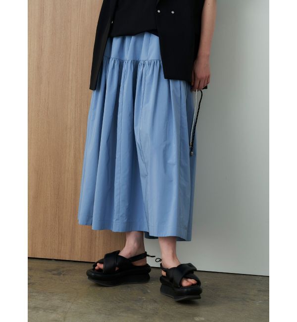 ELENDEEK「PANEL VOLUME GATHER SK」|スカート|