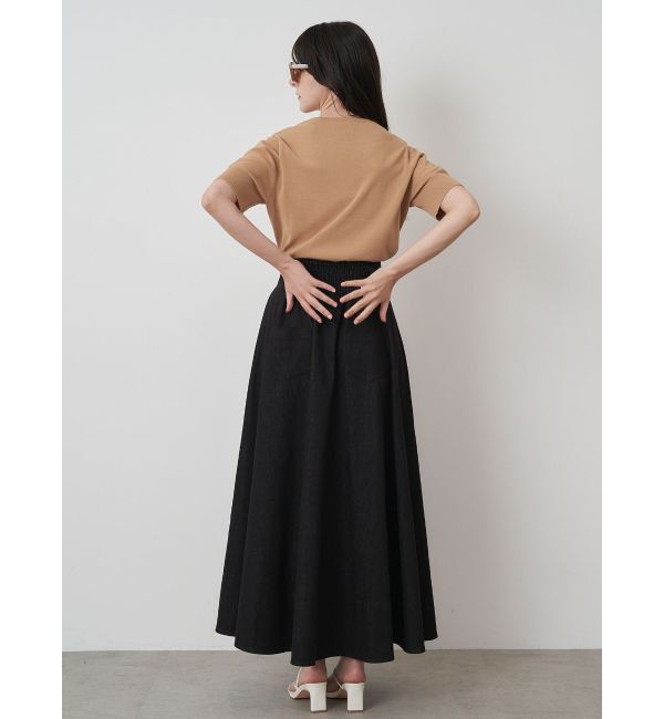 ELENDEEK「DENIM TUCKED SK」|スカート|