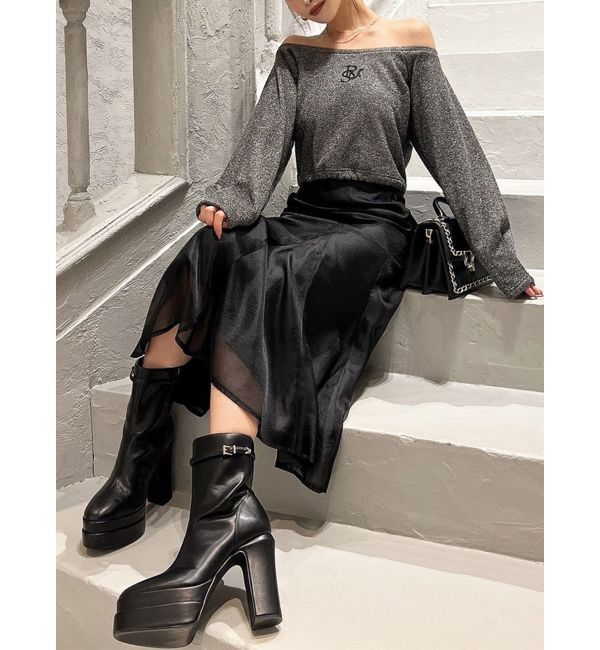 RESEXXY「ランダムフレアマーメイドスカート」|スカート|ブラック