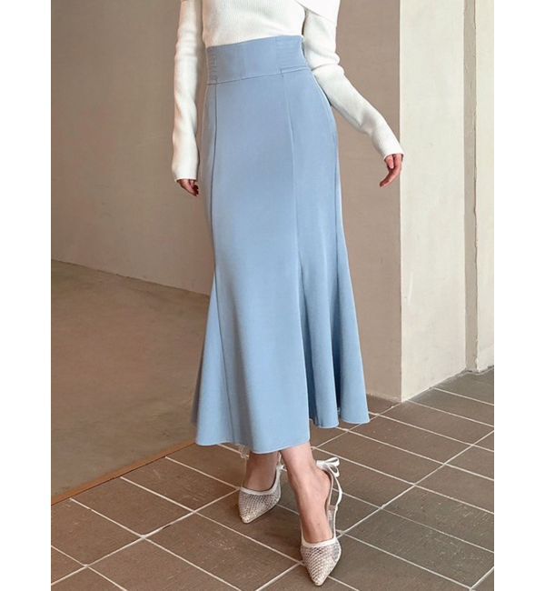 RESEXXY「コルセットマーメイドスカート」|スカート|ブルー