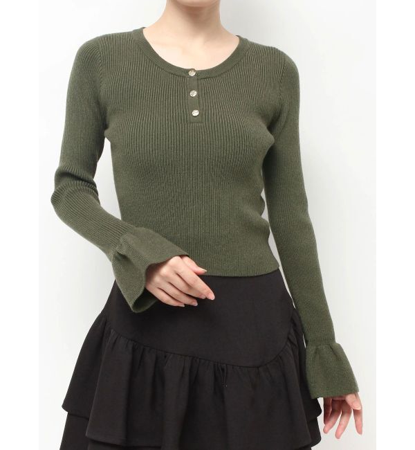 RESEXXY「ヘンリーネックニットトップス」|ニット・セーター|