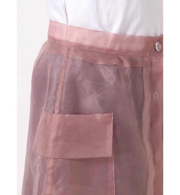 dazzlin「シースルーポケットセミフレアスカート」|スカート|