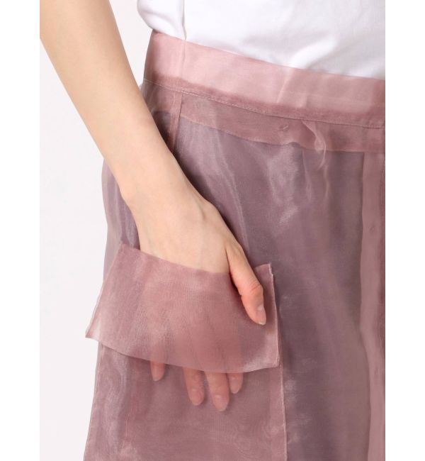 dazzlin「シースルーポケットセミフレアスカート」|スカート|