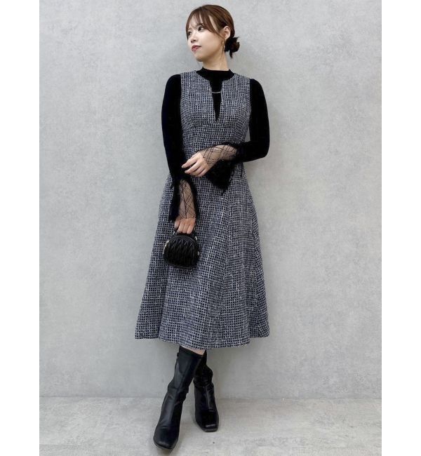 dazzlin「ヘムレースリブニットトップス」|ニット・セーター|