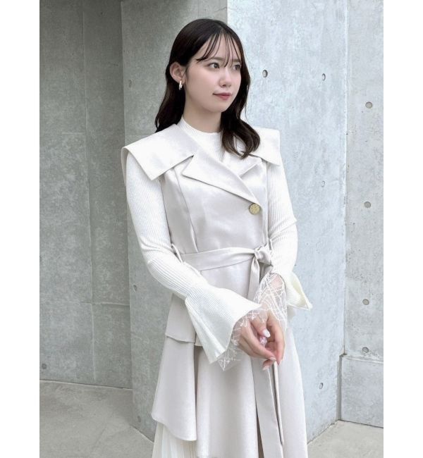 dazzlin「ヘムレースリブニットトップス」|ニット・セーター|