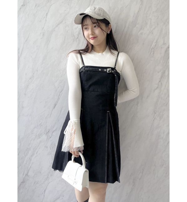 dazzlin「ヘムレースリブニットトップス」|ニット・セーター|