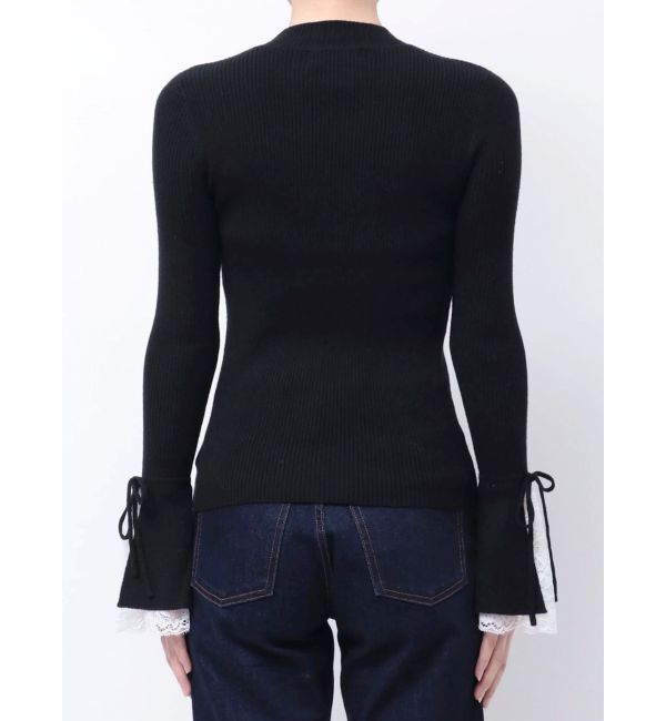 dazzlin「ヘムレースリブニットトップス」|ニット・セーター|