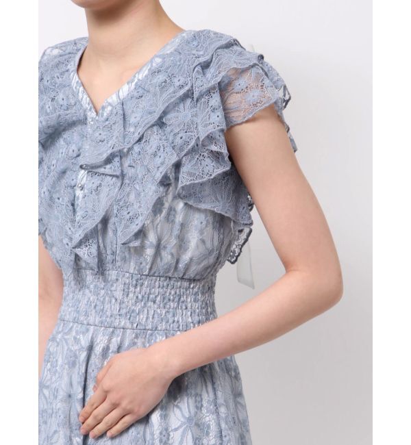 dazzlin「【WEB限定】バックリボンレースノースリワンピース」|ワンピース|